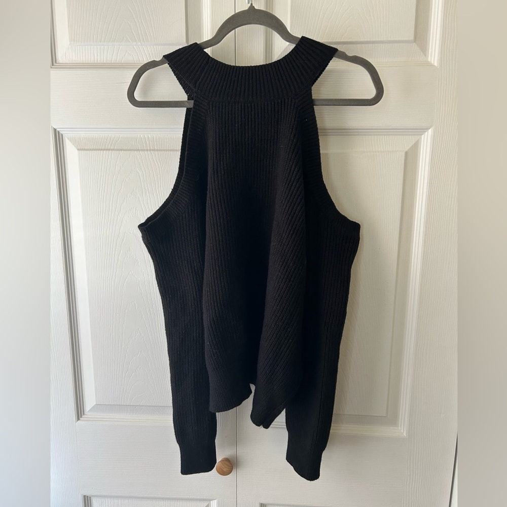 ASTR the Label Cold Shoulder Mock Neck Sweater - Picture 6 of 8